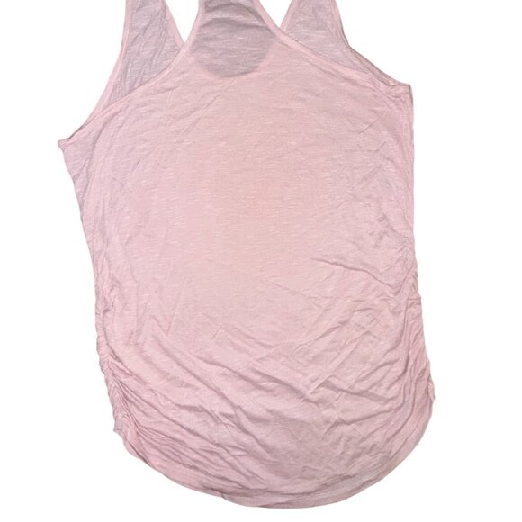 Pinkblush Womens Maternity Racerback Tank Top Pink Rayon M - Picture 5 of 7